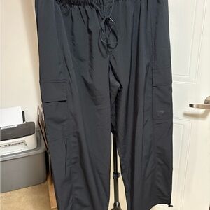 PINK Victoria's Secret Black Cargo Jogger Pants